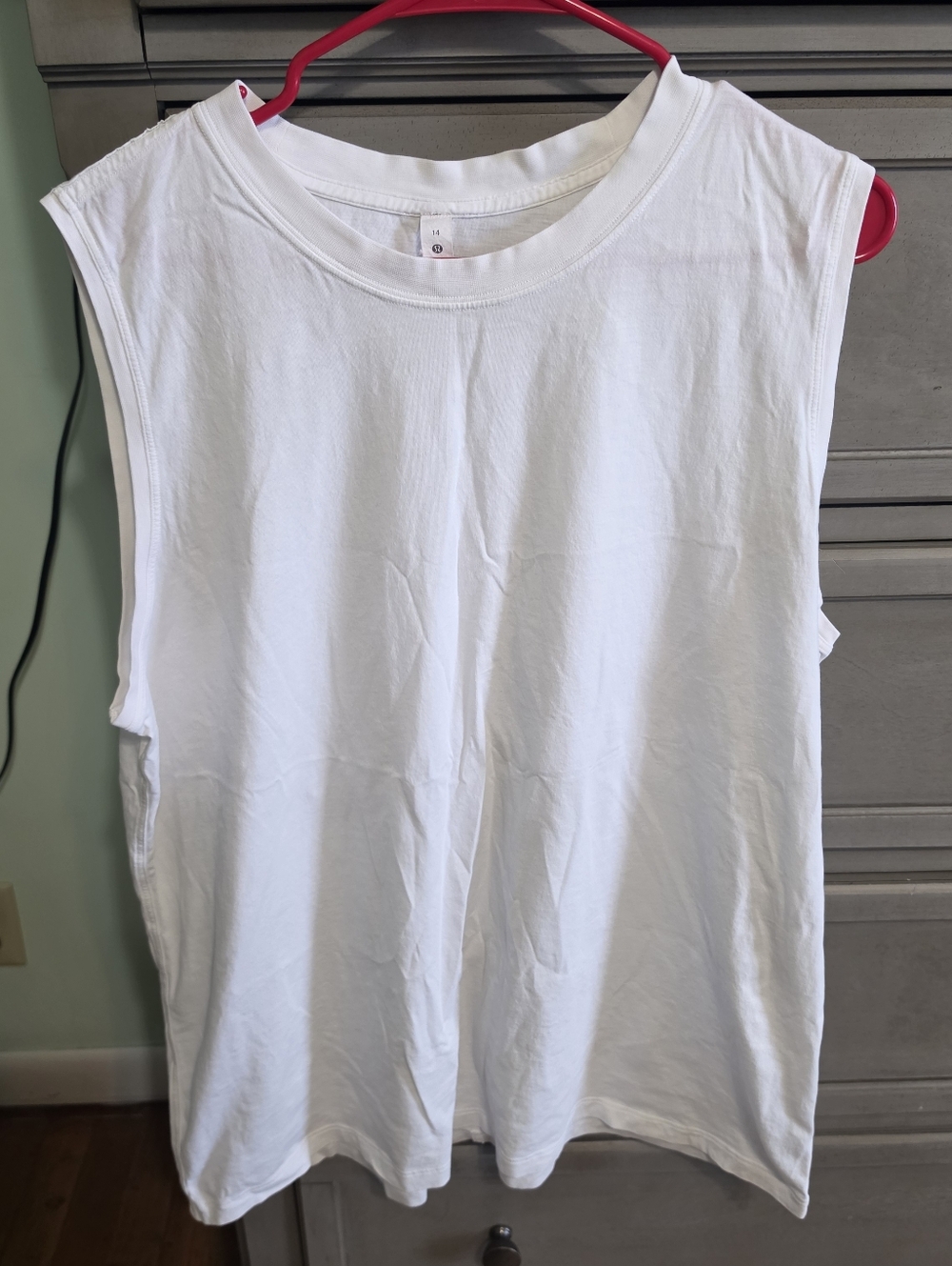 lululemon athletica White Muscle Tank